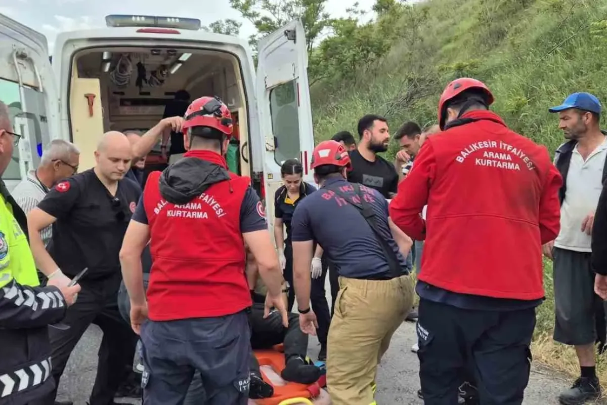 Balıkesir’de tır kazası: 1 yaralı