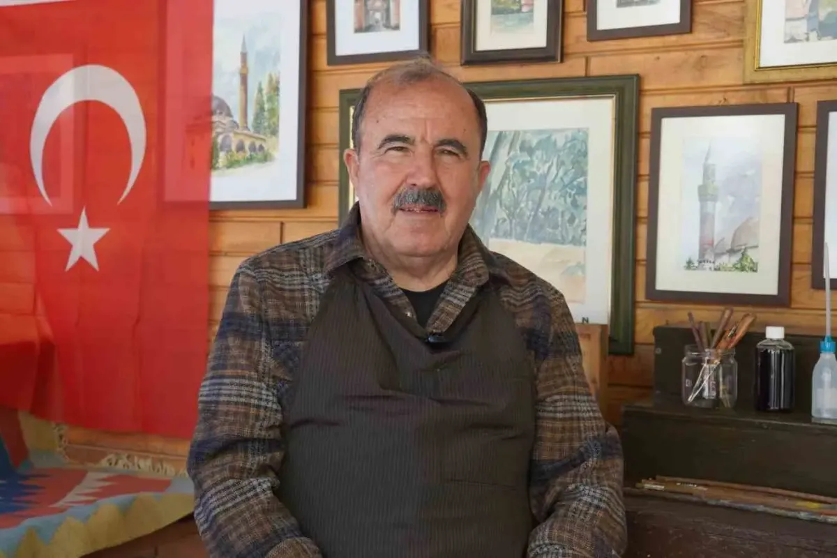Suya yazılan sanatla yarım asır