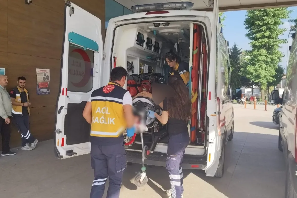 İnegöl'de kanlar içinde hastaneye kaldırıldı!