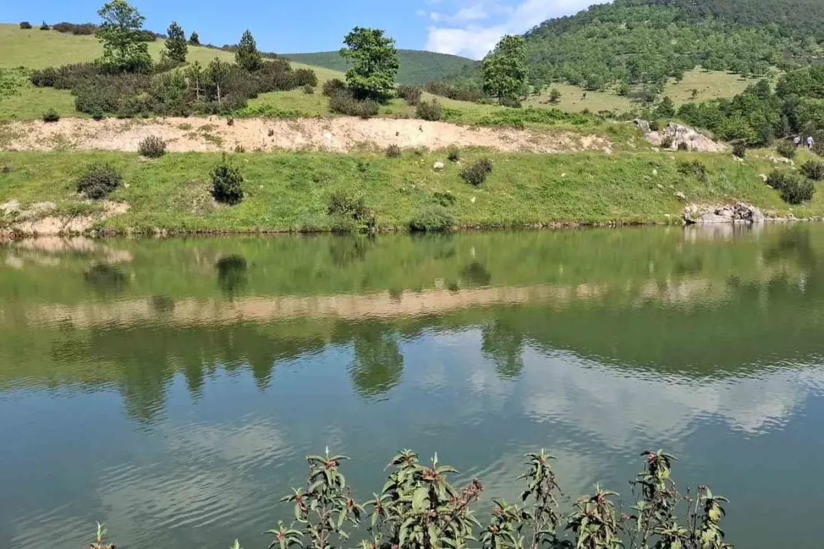 Arkadaşlarıyla girdiği gölette can verdi