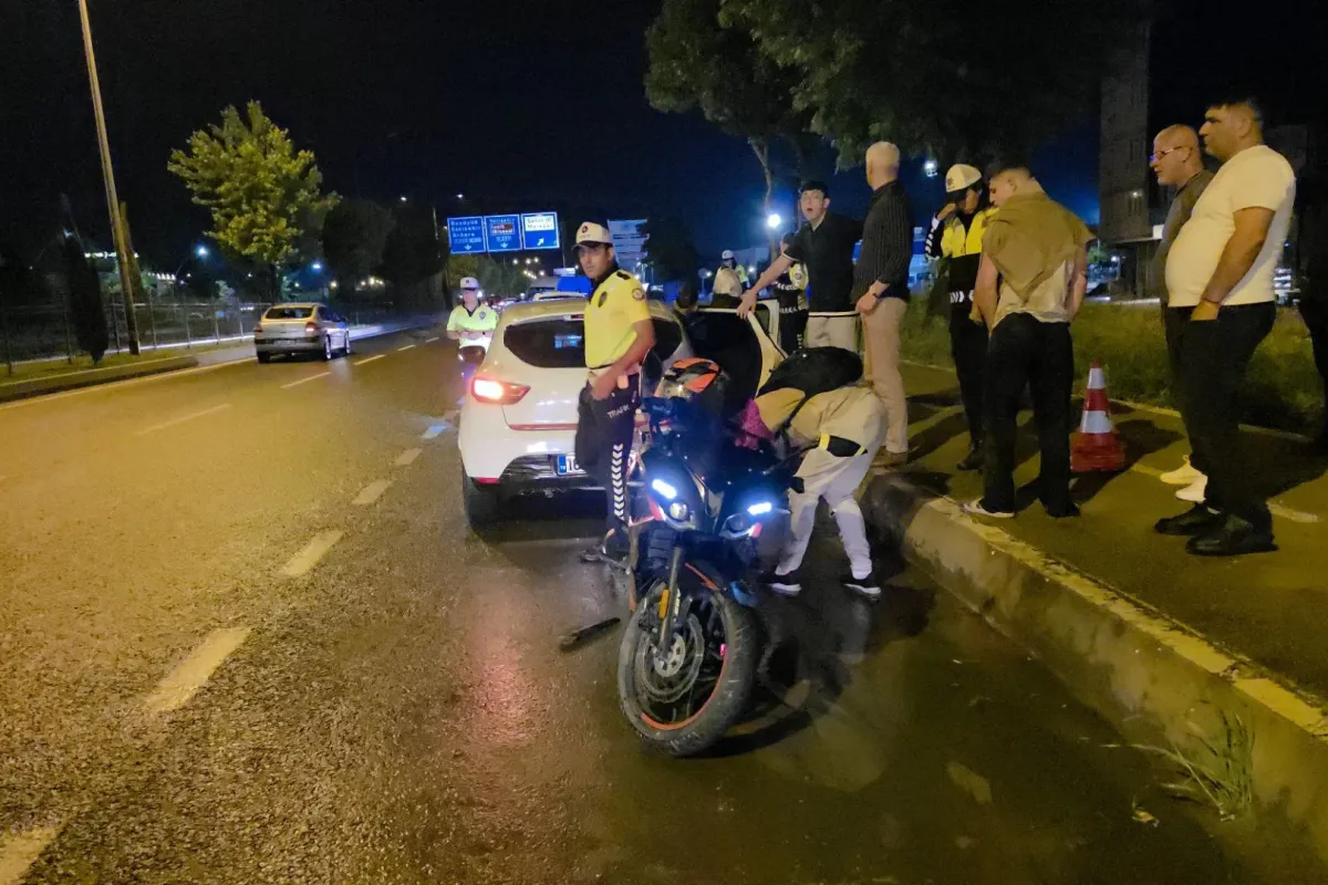 İnegöl'de motosiklet kazası: Bir kişi yaralandı