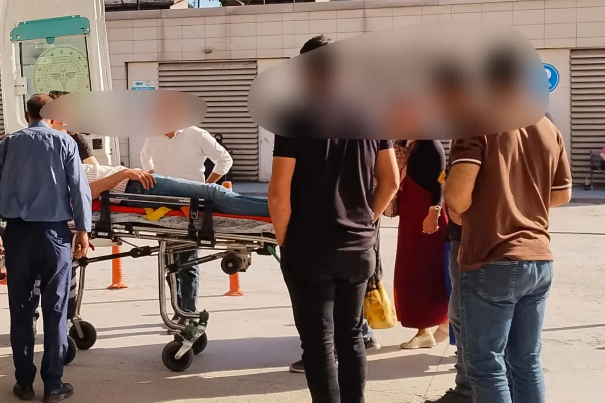 İnegöl'de meyve toplarken hastanelik oldu