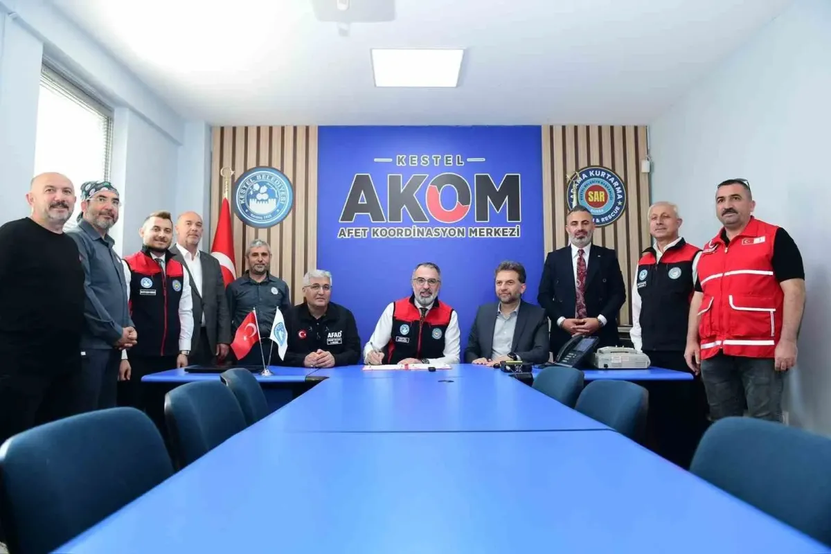 Kestel’de arama kurtarma kapasitesini artıracak imza