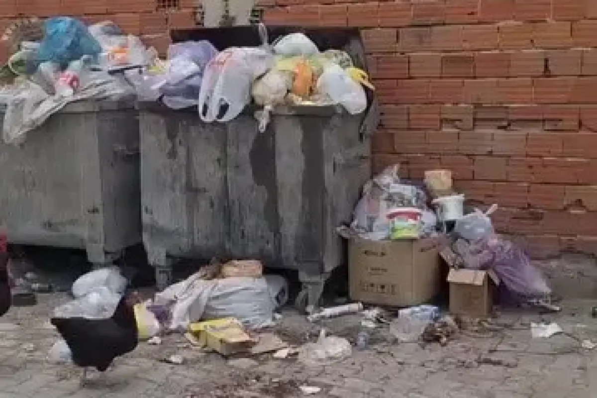 2 haftadır alınmayan çöpler tepki çekti