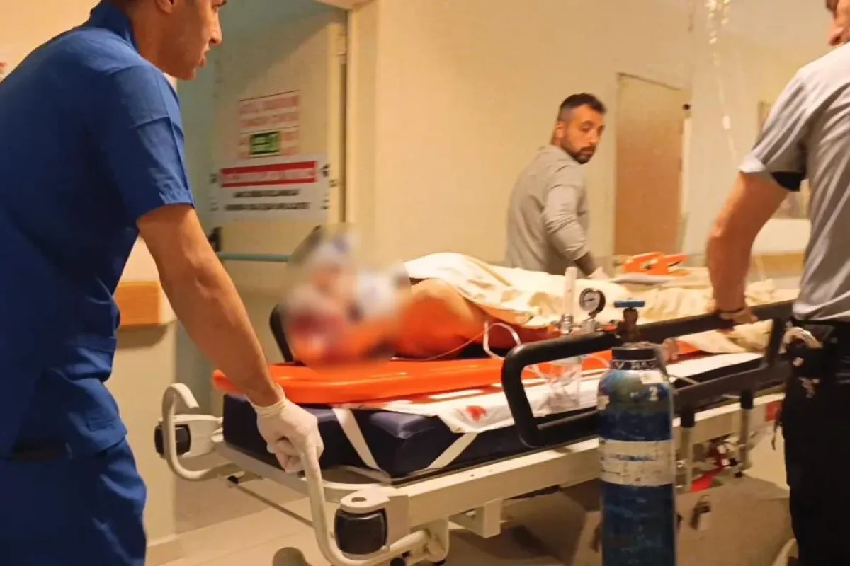 İnegöl'de korkunç kaza! İşçi ölümle pençeleşiyor