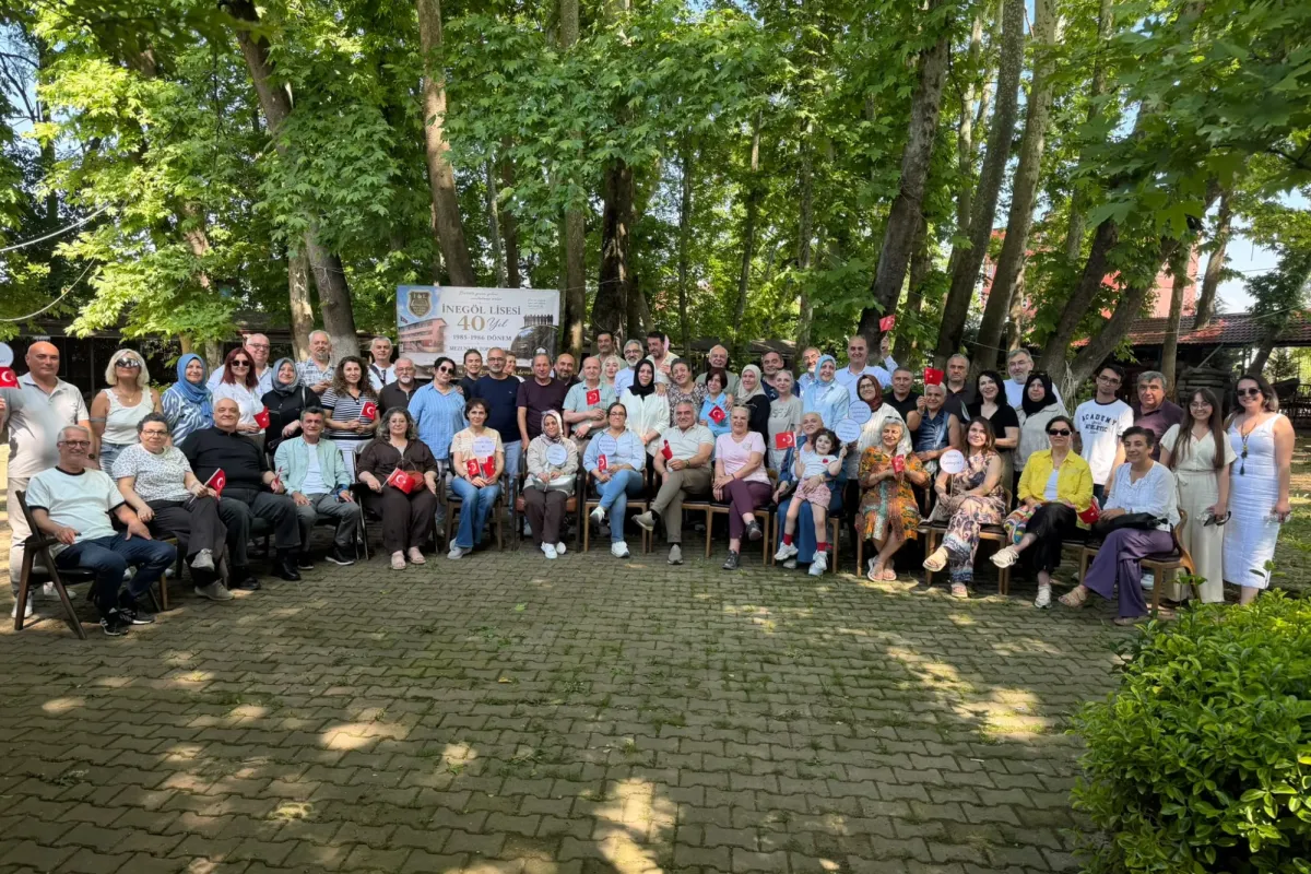 İnegöl'de 40 yıl sonra bir araya geldiler