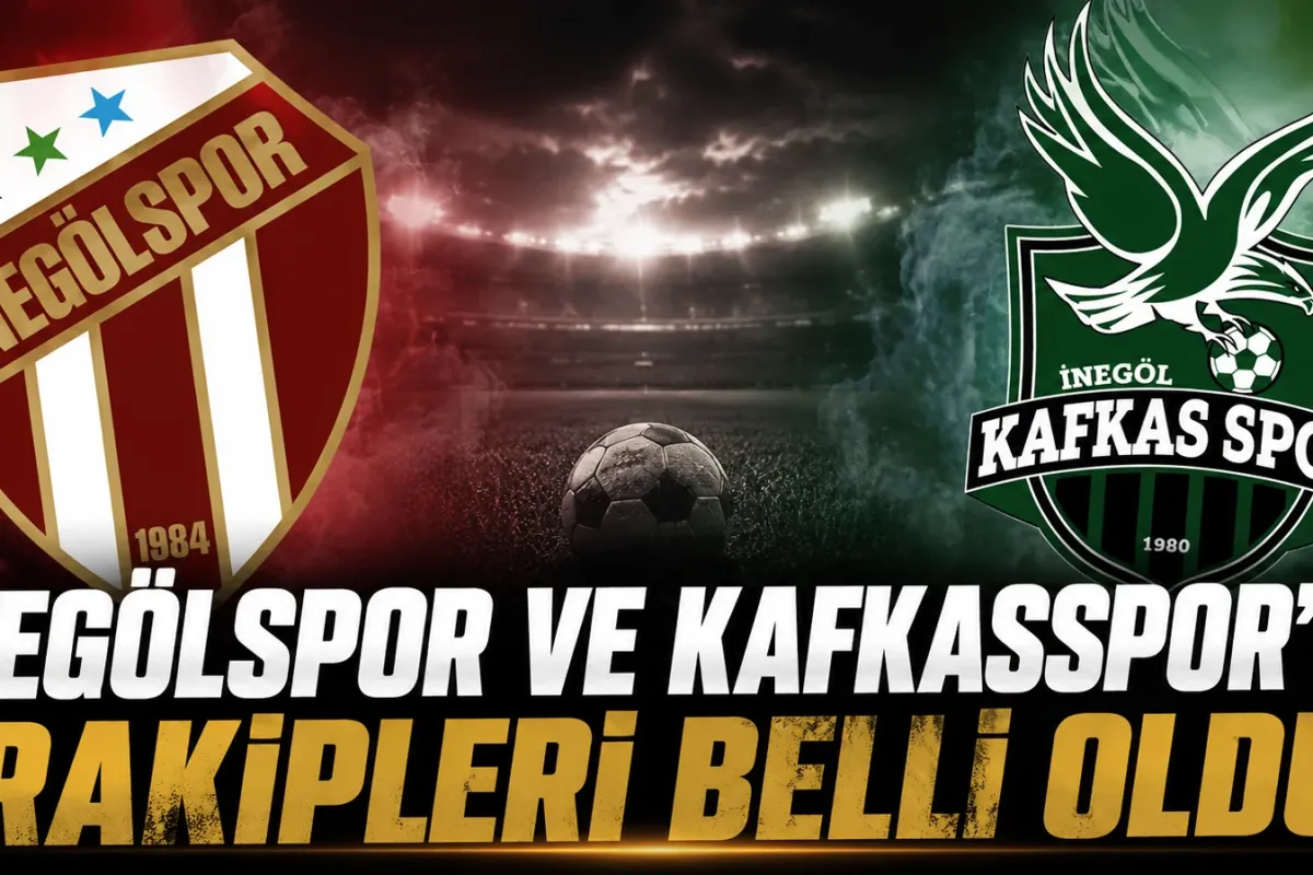 İnegölspor ve Kafkasspor’un Rakipleri Belli Oldu!