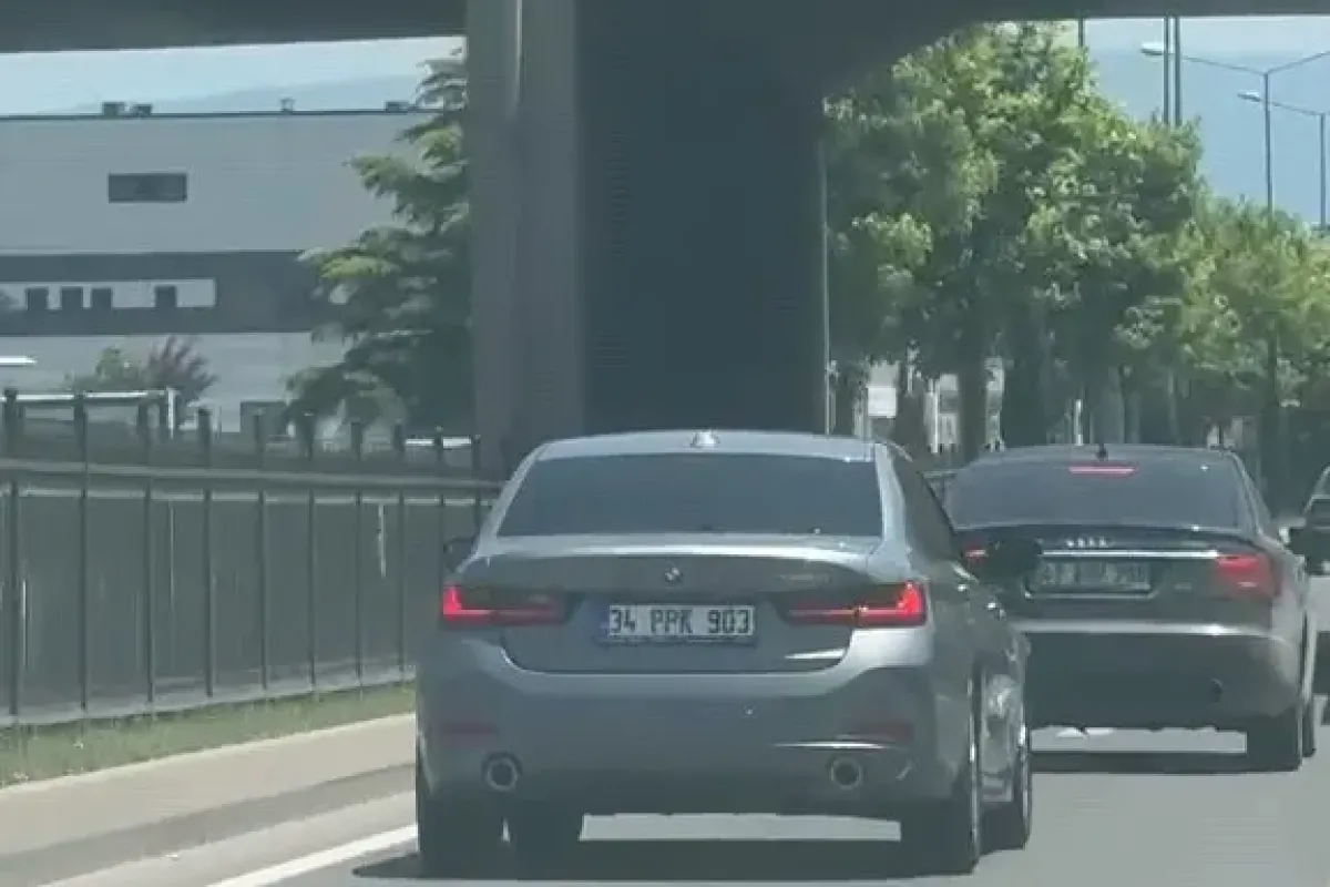 Trafikte tehlikeli seyreden sürücüye 22 bin lira ceza
