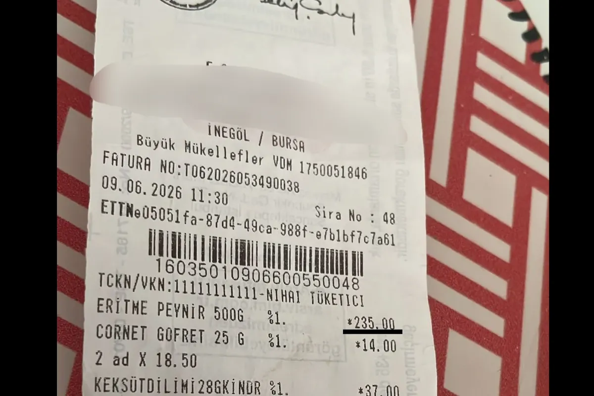 İnegöl'deki zincir markette şok iddia! Kasa ve reyon arasındaki fark müşteriyi çıldırttı