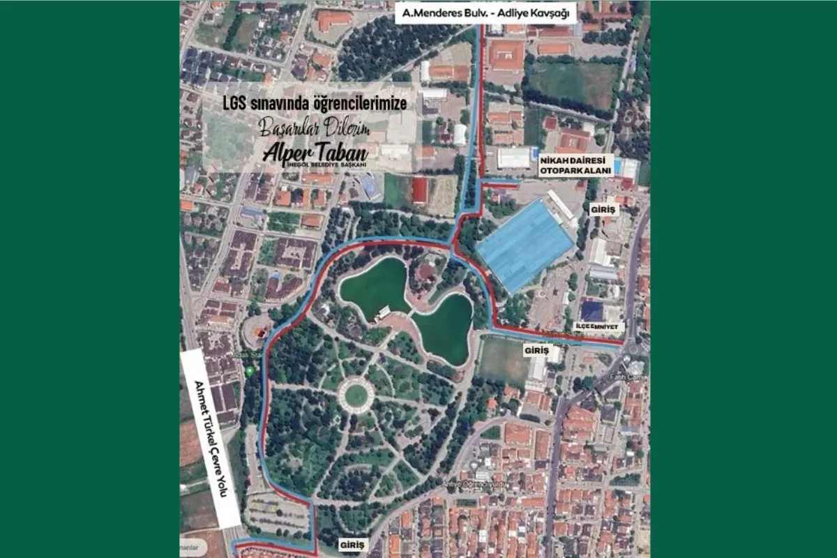 LGS öncesi İnegöl'de trafik düzenlemesi!