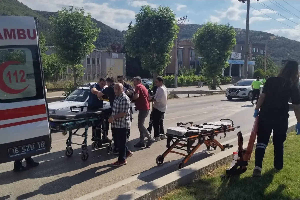 İnegöl yolunda ölümden döndüler!