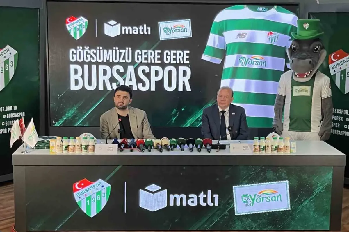 Bursaspor, 70 milyonluk sponsorluğuna imza attı