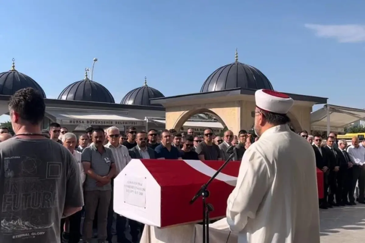 Bursa'da son yolculuğuna uğurlandı!