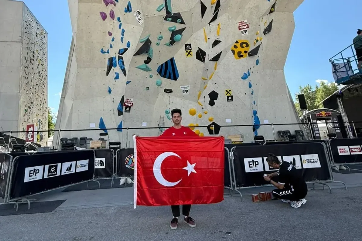 İnegöllü Emre Doğan Dünya Kupası’nda Türkiye için tırmandı