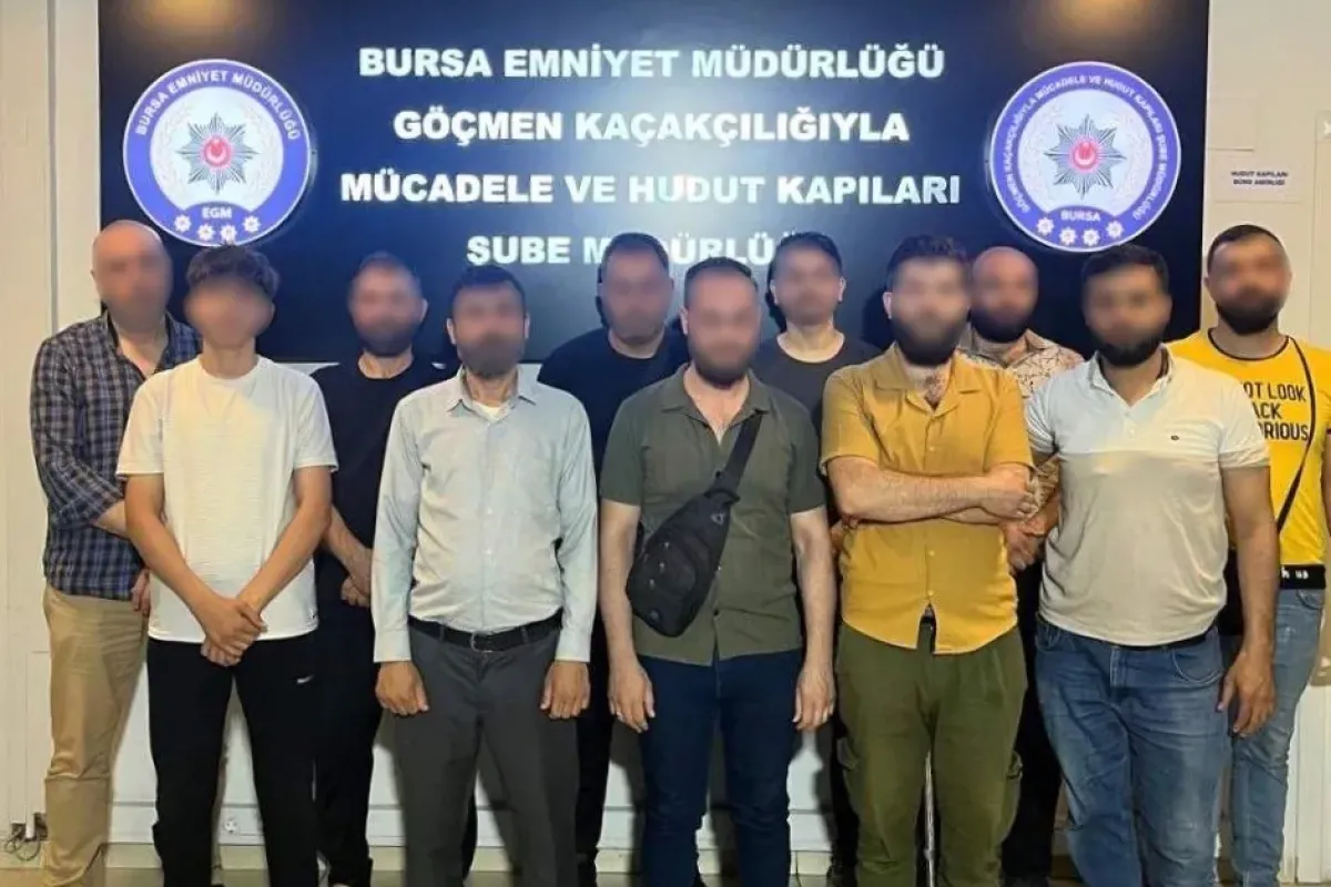 Bursa’da düzensiz göç denetimi: 3 bin 25 kişi sorgulandı