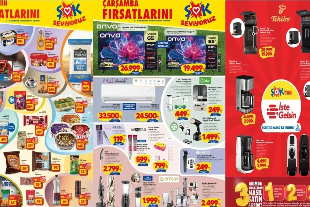 ŞOK 24 Haziran 2026 aktüel ürünler listesi: Klima, TV ve küçük ev aletleri