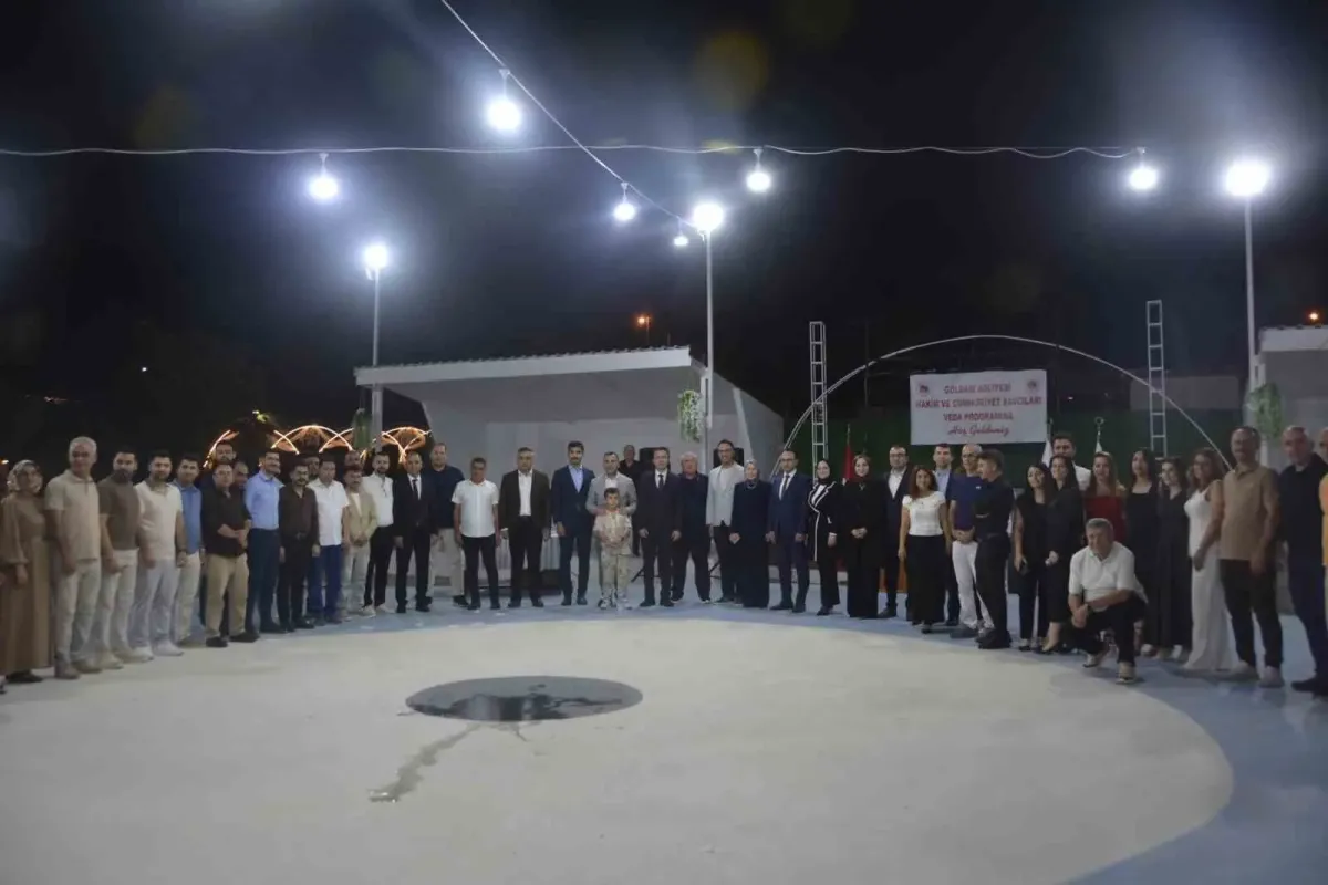 Gölbaşı’nda görevli hakim ve savcılara veda yemeği
