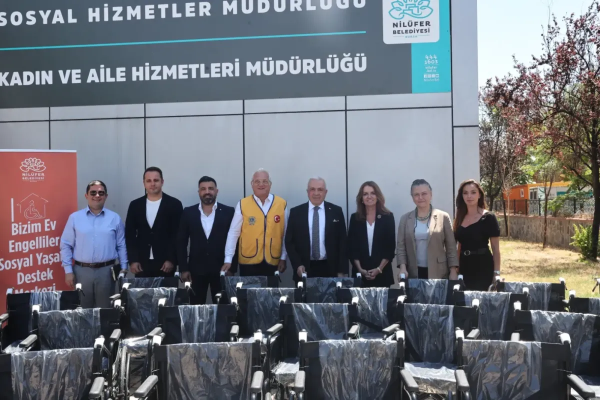 Nilüfer’de Engelli Bireyler İçin 60 Tekerlekli Sandalye Desteği