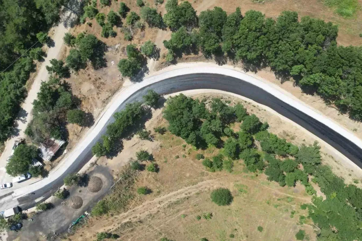 Büyükşehir, Osmangazi’nin Dağakça yolunu yeniledi