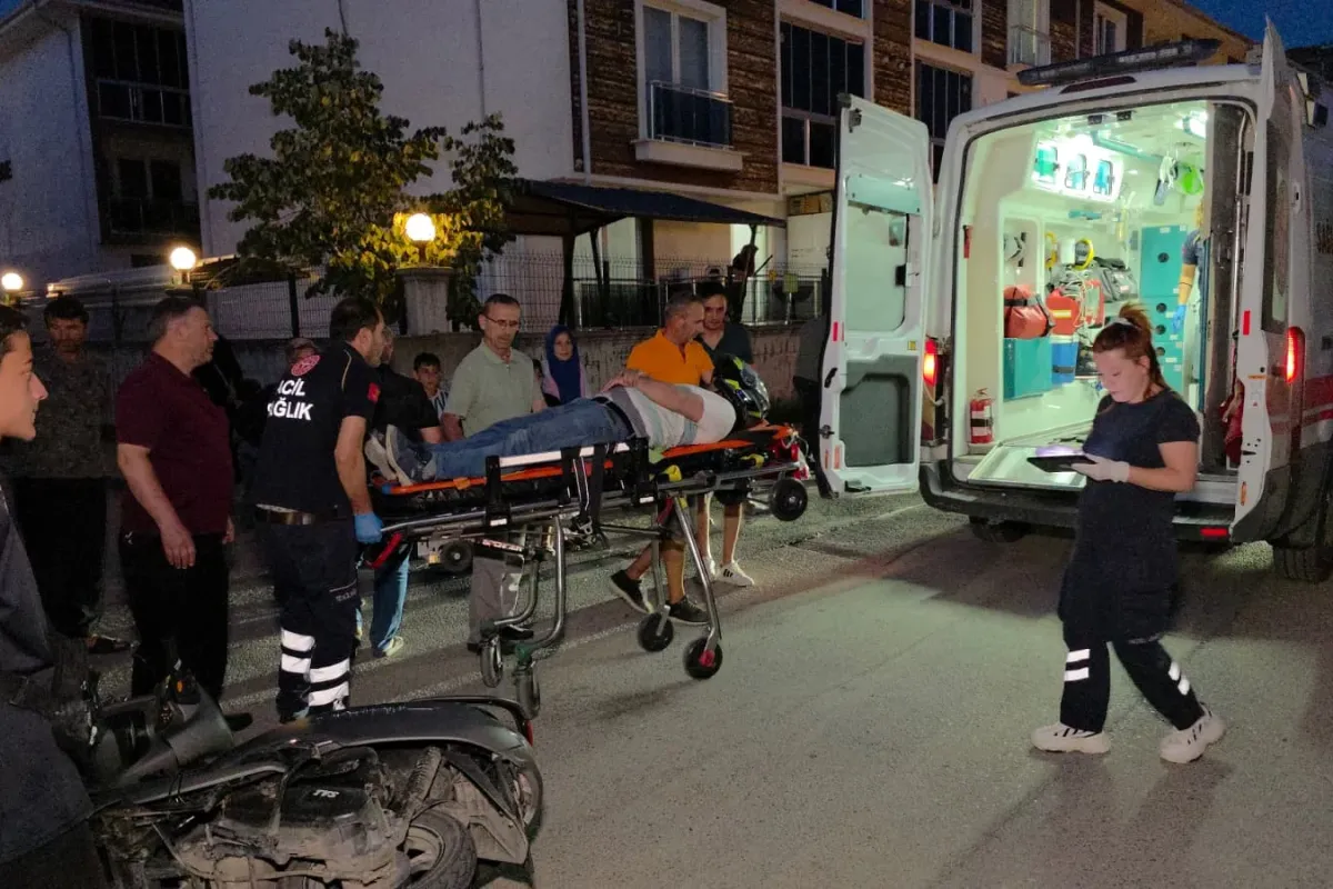 İnegöl'de acı içinde yerde kaldı