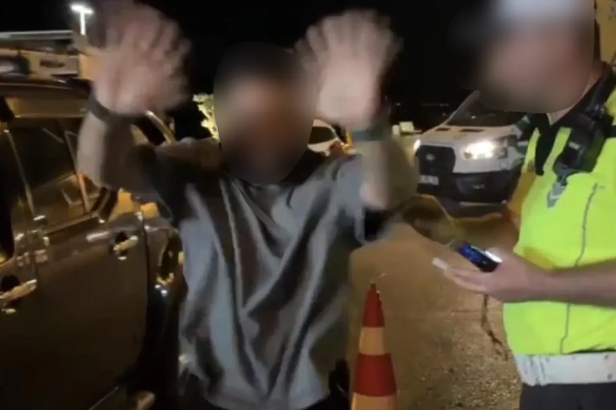 Trafik denetiminde sevinçten havalara uçtu! İşte sebebi