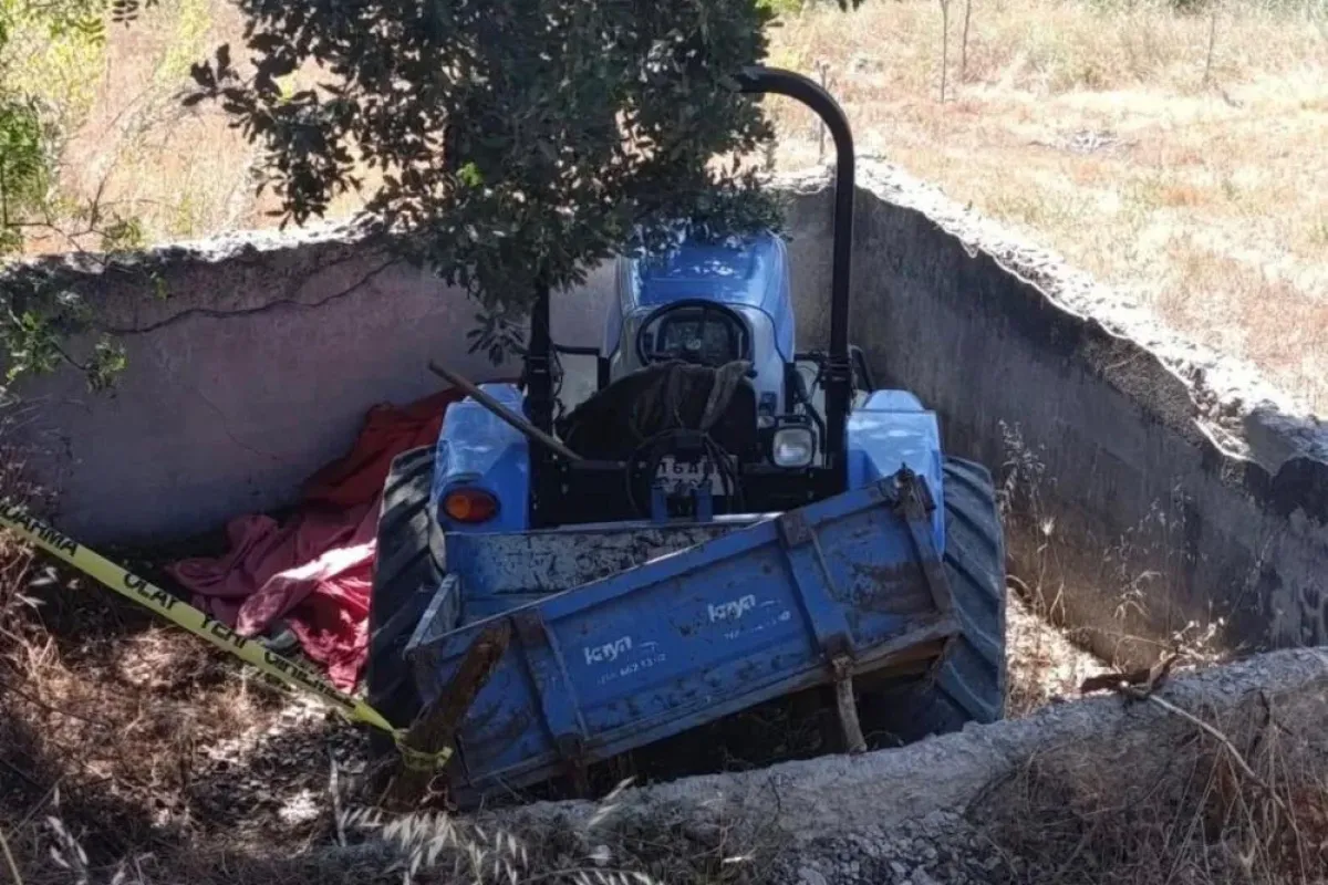 Traktör kazasında acı son!