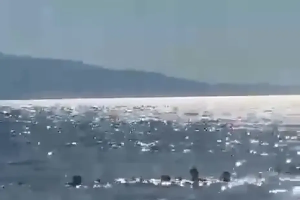 Denizde dubaların dışına çıkan baba ve iki kızı ölüm tehlikesi atlattı