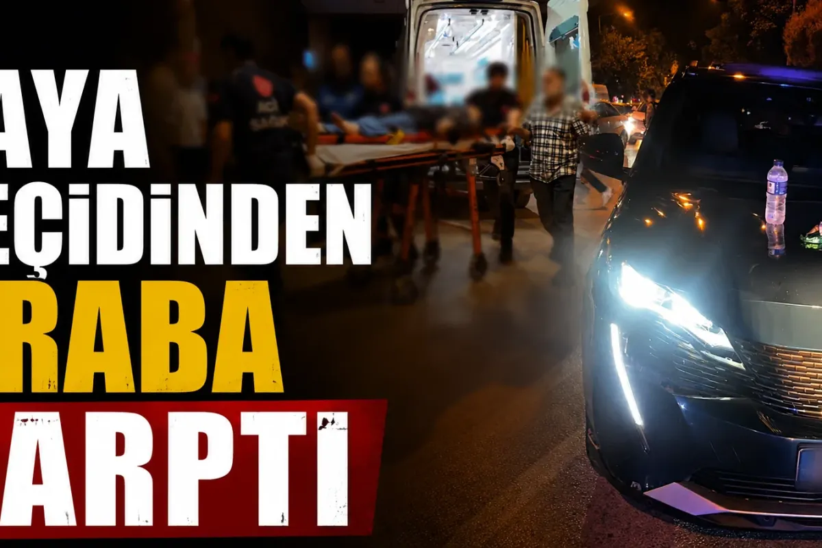 İnegöl'de Yaya Geçidinde Kadına Otomobil Çarptı!