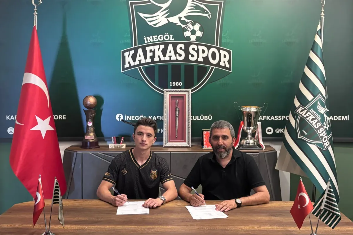 İnegöl Kafkasspor'dan Genç Transfer! Emre Suna Resmen İmzayı Attı