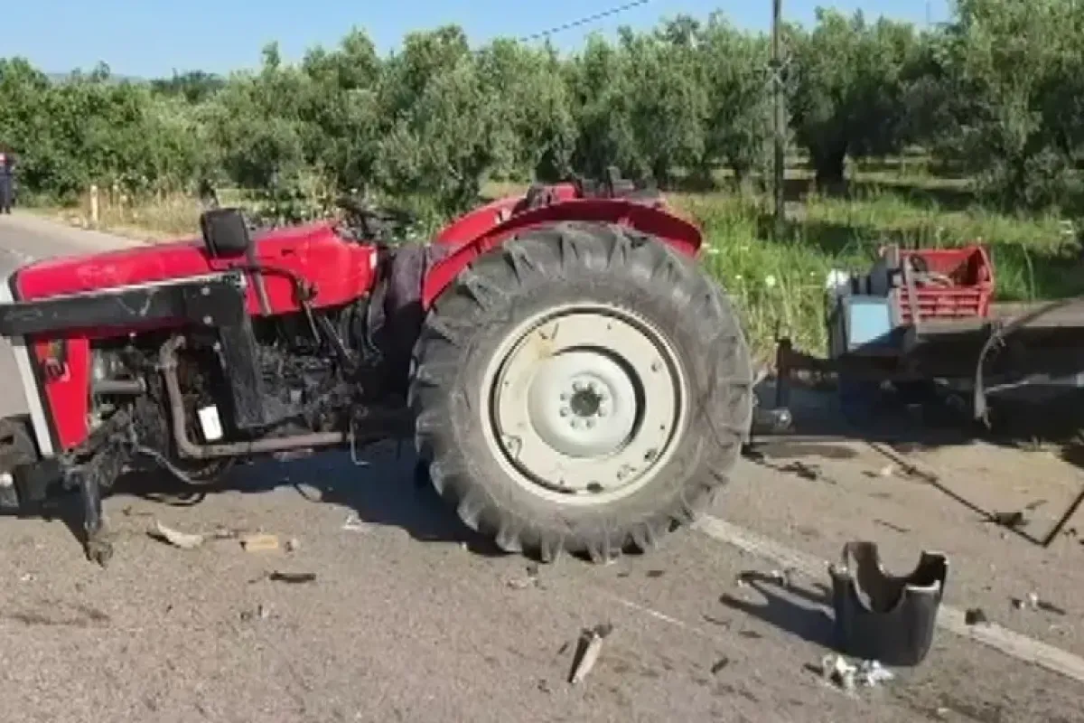 Bursa’da traktör kazası: 2 yaralı