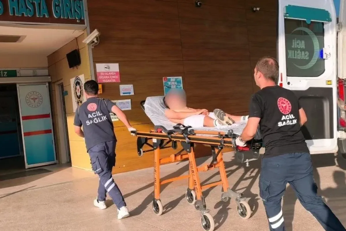 İnegöl'de alevler içinde kalan çocuk ağır yaralandı!