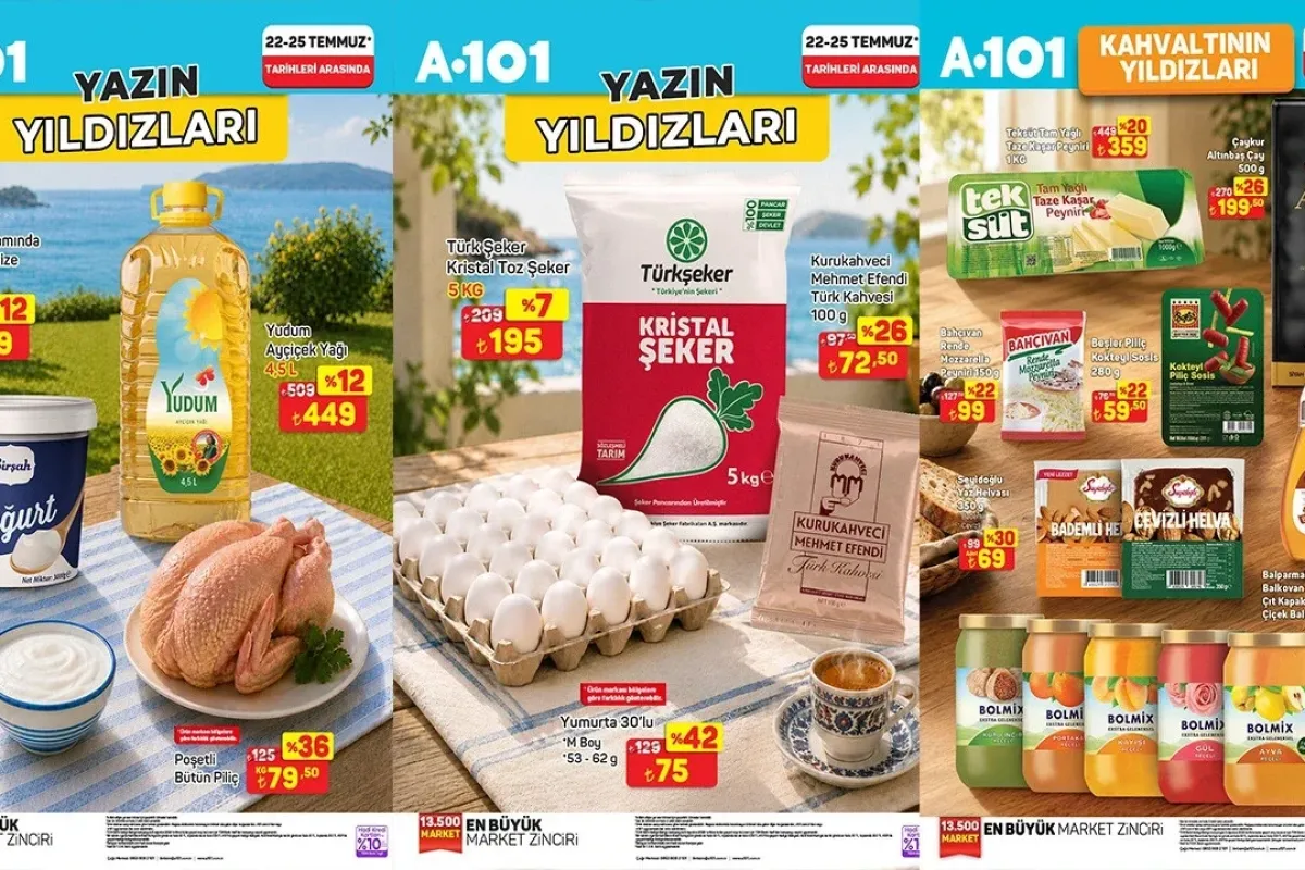A101 25-31 Temmuz Aktüel İndirimleri Başladı! Ayçiçek Yağı, Deterjan ve Yoğurtta Fırsatlar