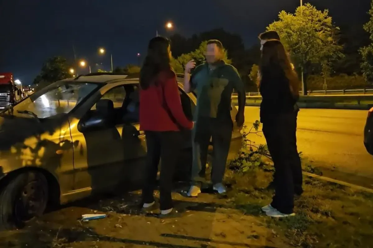 Kaza sonrası ortalık bir anda karıştı! Sürücü ortaya çıkmadı