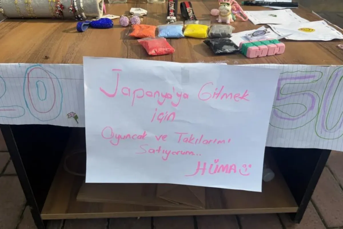Küçük kız Japonya'ya gitmek için bakın ne yaptı