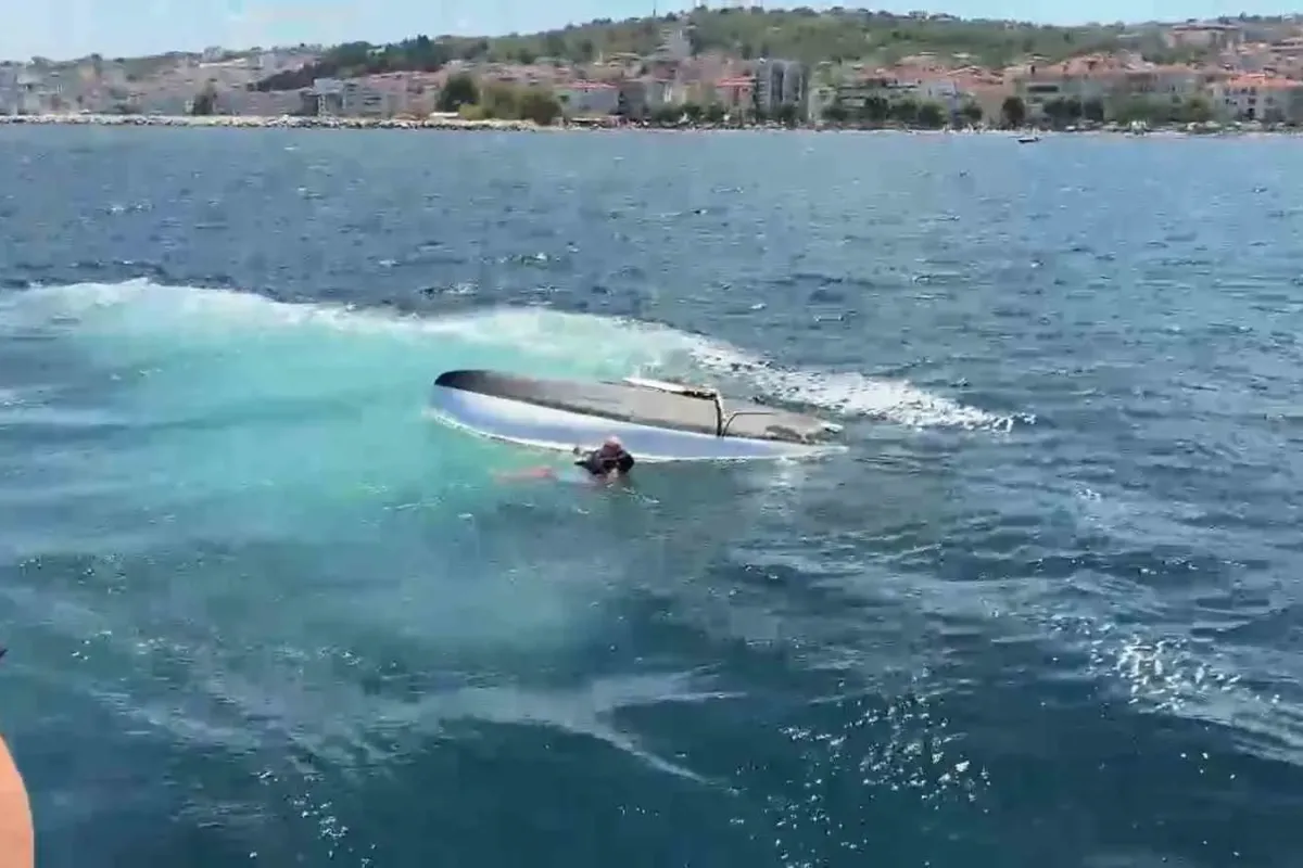 Yalova’da yelkenli tekne alabora oldu, yaşlı adam kurtarıldı