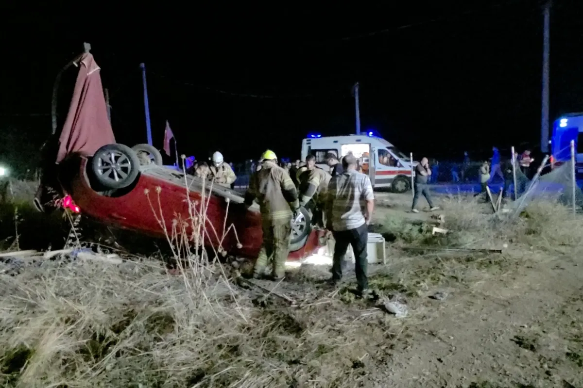 Takla Atan Otomobilde Can Pazarı! Sürücü Ağır Yaralı