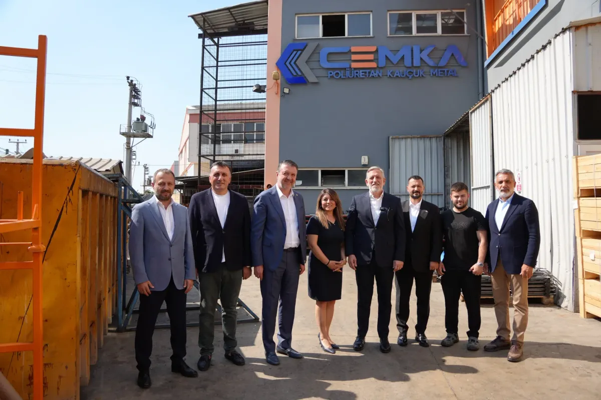 BTSO Başkanı İbrahim Burkay ile MÜSİAD Bursa yönetimi CEMKA’yı ziyaret etti