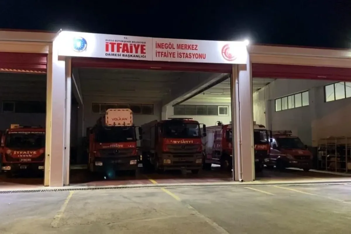İnegöl'de aracında görür görmez soluğu itfaiyede aldı!