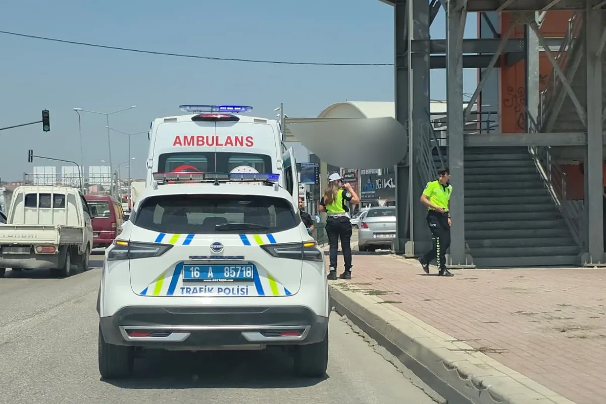 İnegöl'de motosikleti sıkıştırıp kaçtı! Polis her yerde arıyor