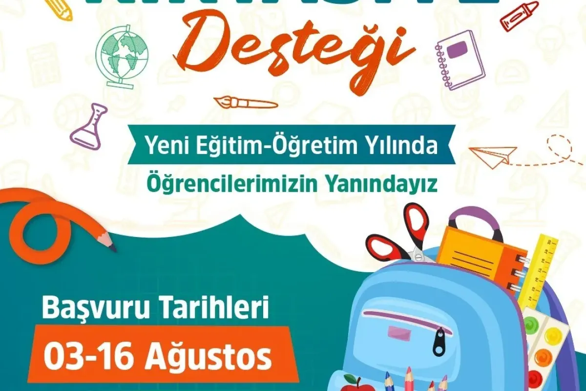 Büyükşehir’den öğrencilere kırtasiye desteği