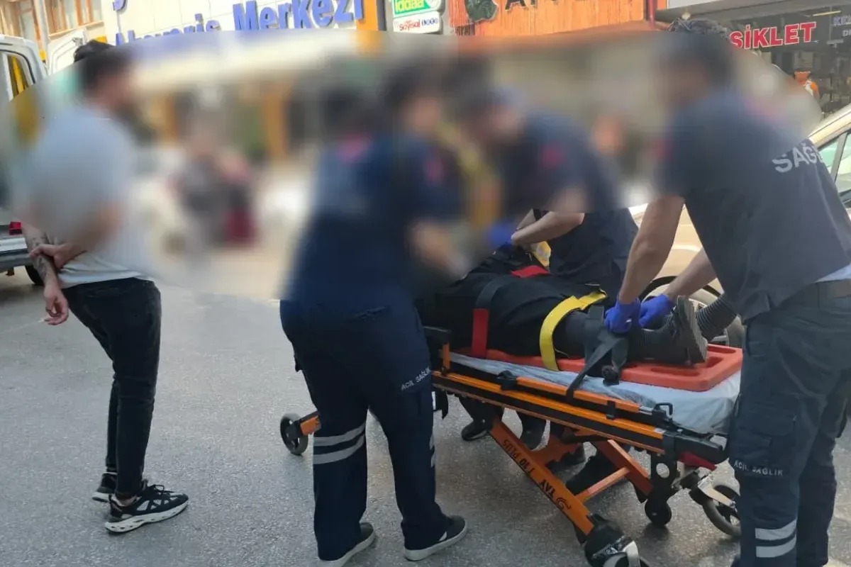 İnegöl'de Karşıya Geçmek İsterken Canından Oluyordu!