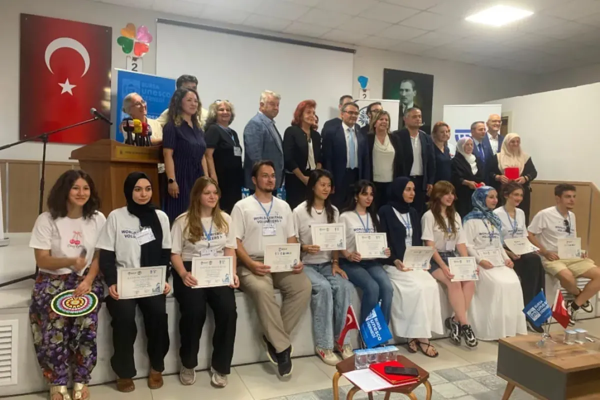 Cumalıkızık’ta UNESCO Dünya Mirası Gönüllüleri programı tamamlandı