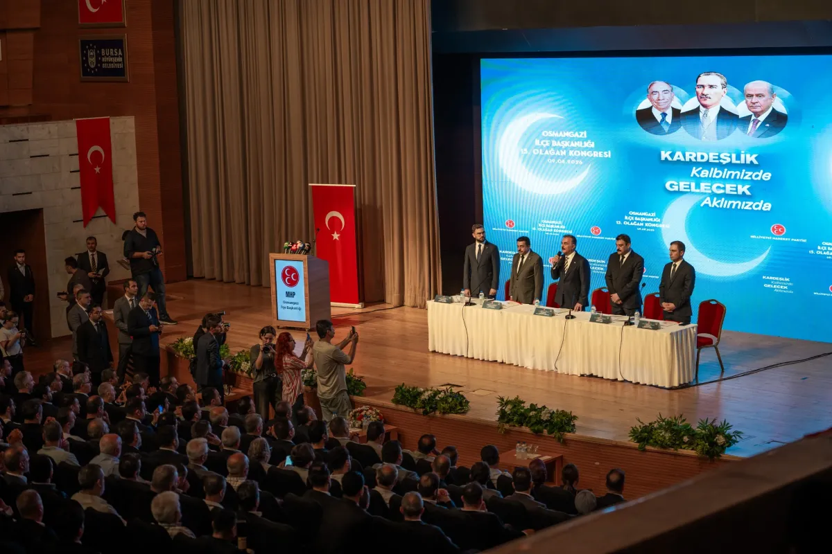 MHP Osmangazi 15. Olağan Kongresi’nde başkanlığa Serdar Burulday seçildi