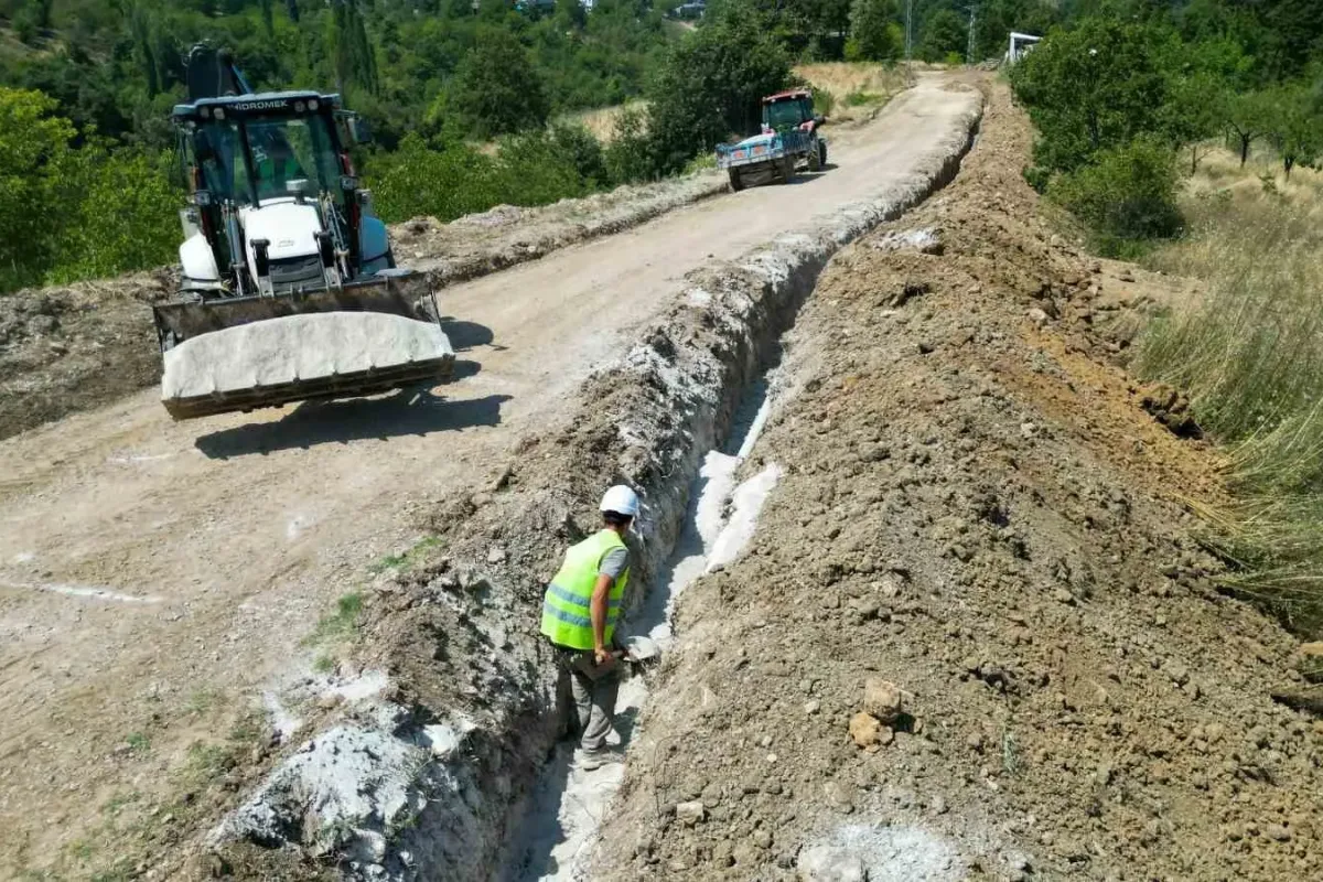 Büyükşehir, Gemlik’te sulama tesisini kısa sürede yüzde 80’e ulaştırdı