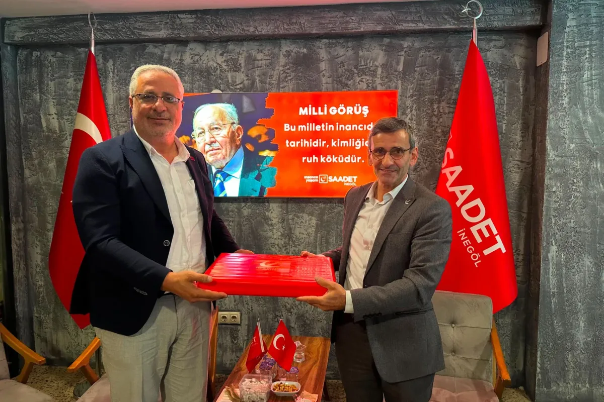 İnegöl’de Milli Görüş buluşması: Yeniden Refah’tan Saadet’e ziyaret