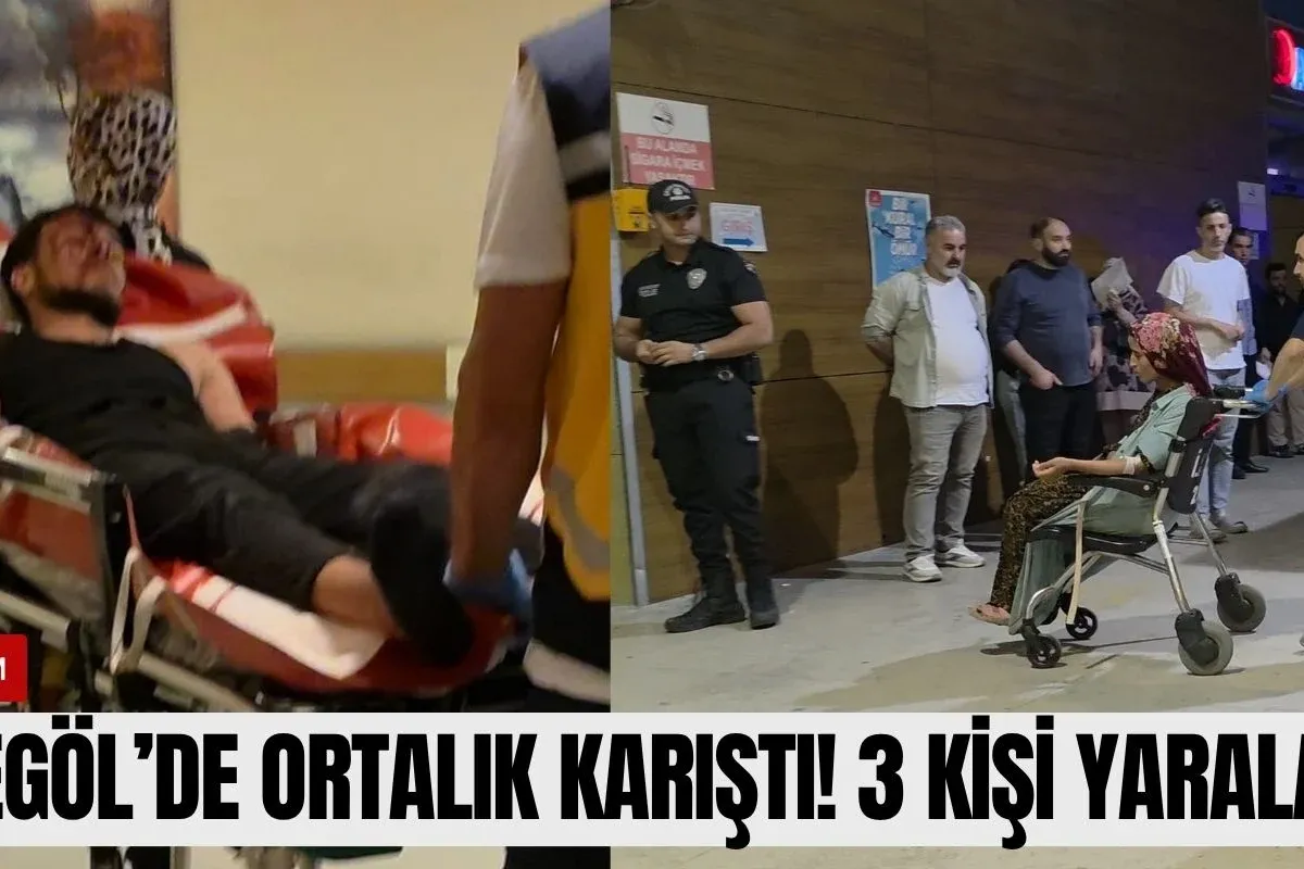 İnegöl’de ortalık karıştı! 3 kişi yaralandı