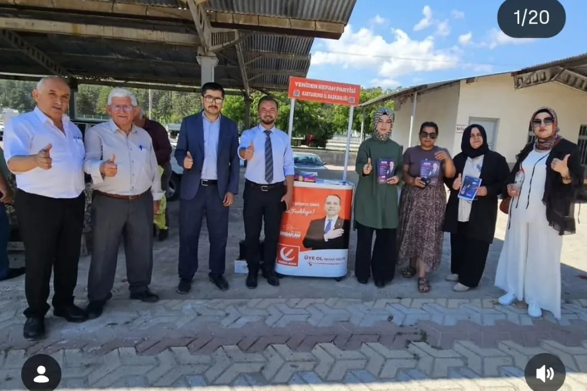 Yeniden Refah Partisi Kastamonu teşkilatı İhsangazi’de vatandaşla buluştu