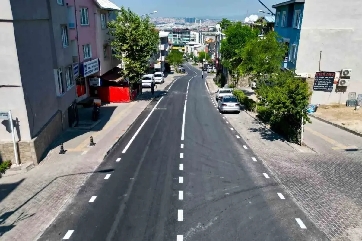 Büyükşehir Nilüfer’de Dumlupınar Caddesi’ni yeniledi