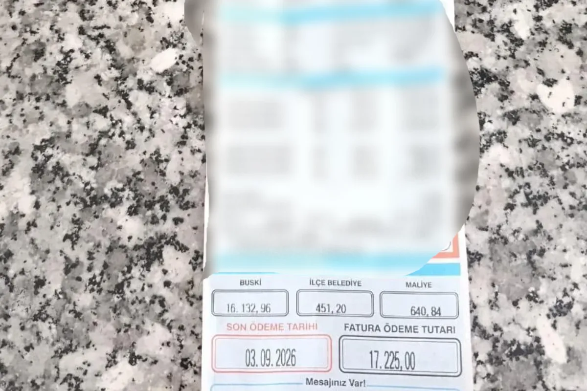 Su faturasını görünce hayatının şokunu yaşadı