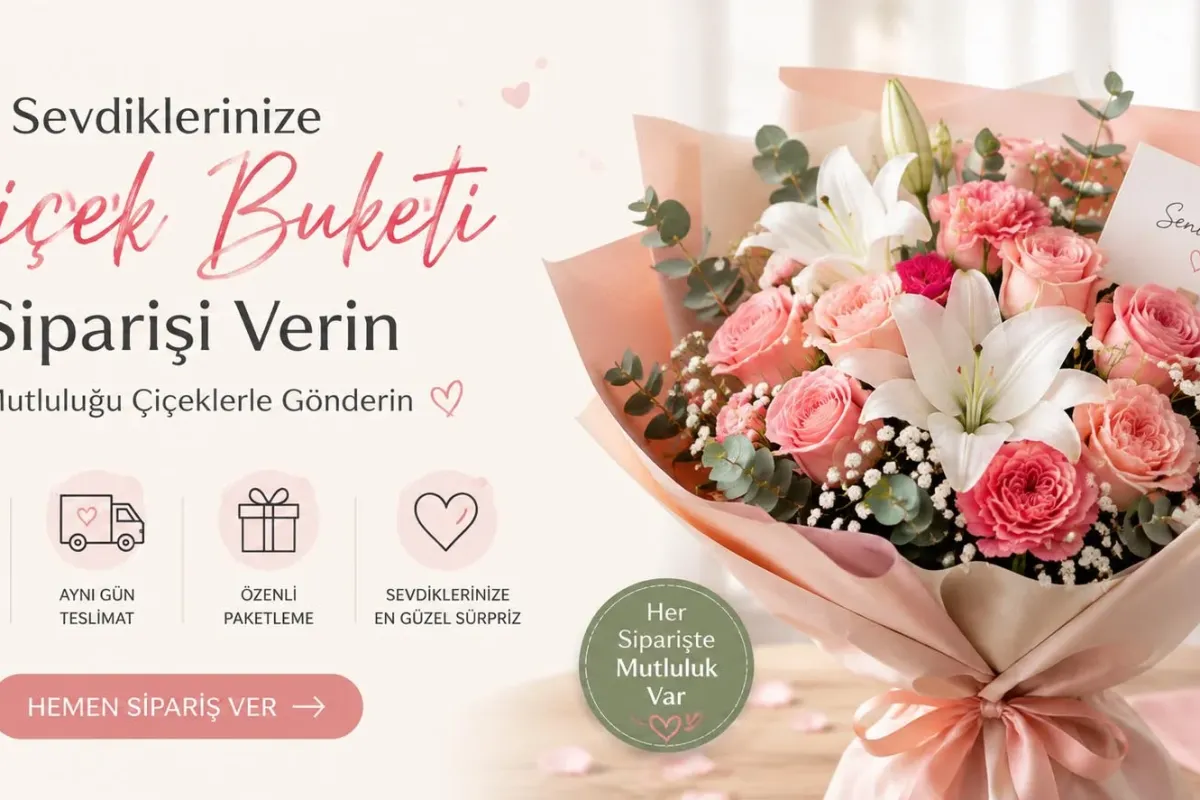 Çiçek Buketi Seçiminde Denge: Renkten Çiçek Türüne Doğru Kombin Nasıl Yapılır?